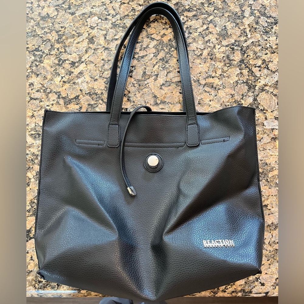 Kenneth Cole black tote bag